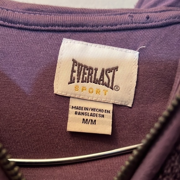 Fuzzy, purple hoodie, size medium - Picture 2 of 3